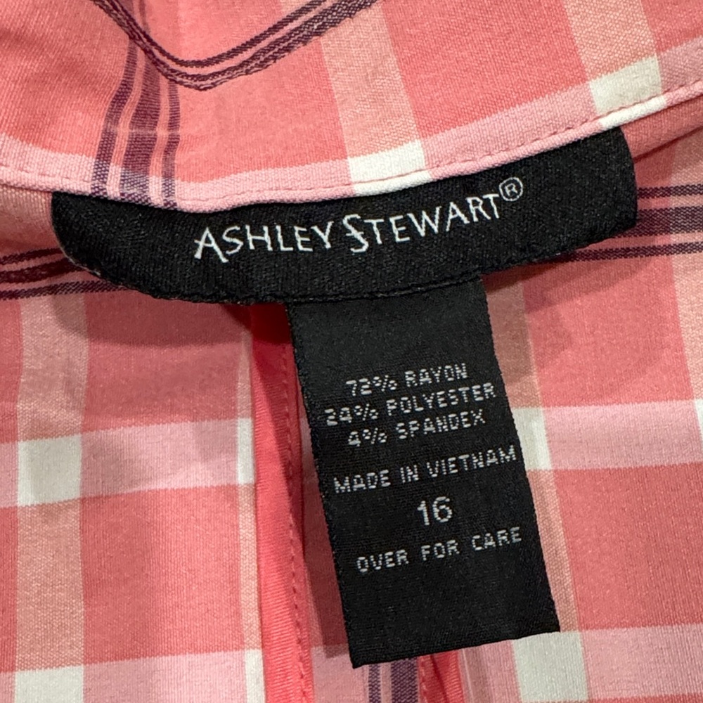 Ashley Stewart Plaid pant and blazer set - Picture 4 of 13